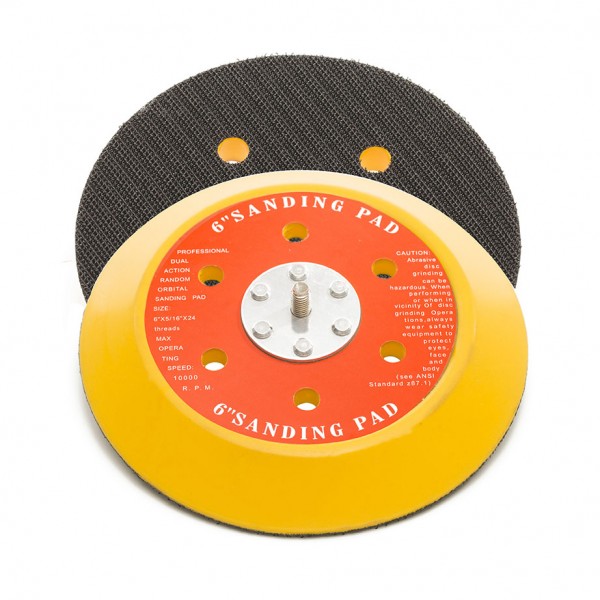 5/16"-24 Dual Action DA Backer / 6'' (150 mm)